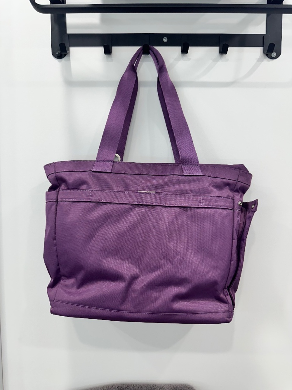 EUC eBags Computer Bag/Shoulder Tote in Eggplant Purple - Picture 4 of 12